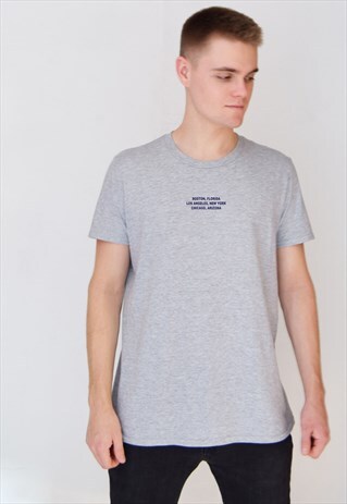 GREY LOCATION (NAVY) T-SHIRT
