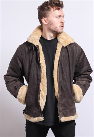 VINTAGE LEATHER AVIATOR JACKET