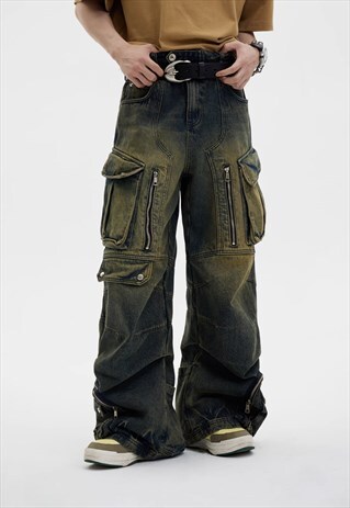 Men's Vintage Multi Pocket Jeans AW2023 VOL.1