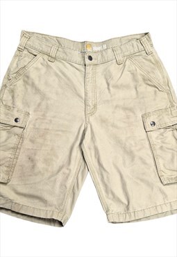 Men's Carhartt Cargo Shorts in Cream Size W36