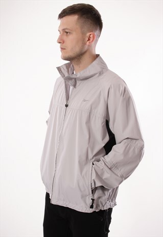 VINTAGE VTG RARE REEBOK SHELL JACKET LOGO OVERSIZED 12961