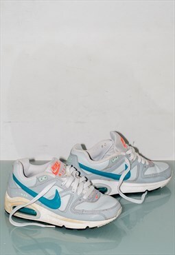 90's vintage iconic NIKE air sneakers in grey and neon