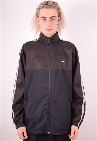 NIKE MENS VINTAGE JACKET XL BLACK 90S