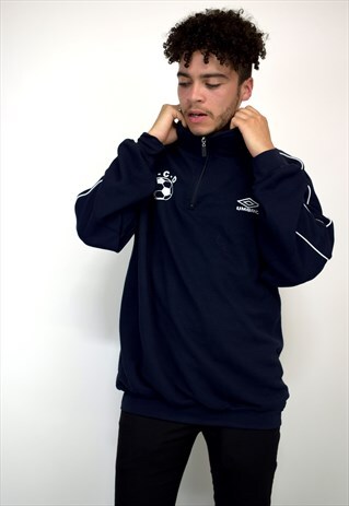 VINTAGE 90'S UMBRO 1/4 ZIP SWEATSHIRT