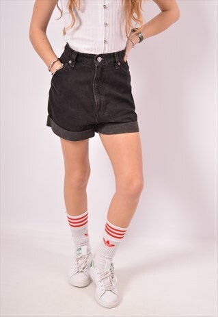 VINTAGE LEVI'S 912 DENIM SHORTS BLACK