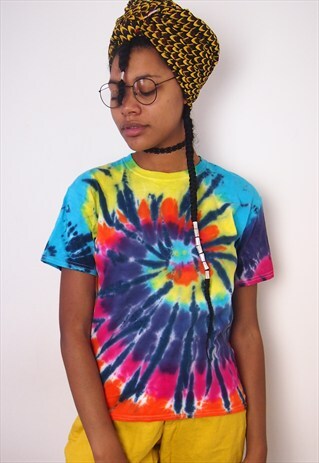 MULTI TIE DYE T SHIRT