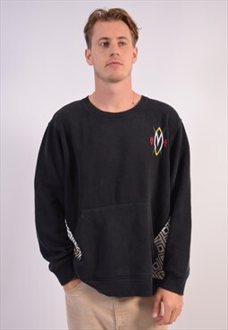 Vintage Adidas Sweatshirt Jumper Black