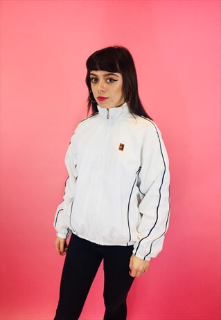 VINTAGE NIKE EMBROIDERED TRACK JACKET