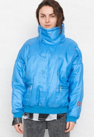 VINTAGE BLUE PULLOVER JACKET