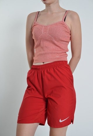 VINTAGE NIKE PORTUGAL FOOTBALL SHORTS RED