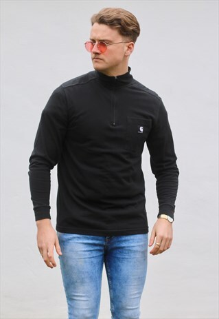 CARHARRT WIP MINIMALIST 1/4 ZIP SWEATSHIRT