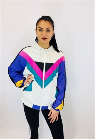 VINTAGE FESTIVAL 80S RAVE WINDBREAKER JACKET
