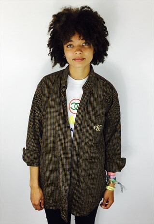 80S CALVIN KLEIN COTTON SHIRT