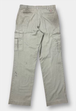 Vintage Beige Dickies distressed cargo trousers
