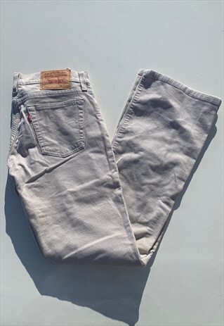 levis cream jeans