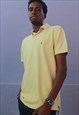 VINTAGE TOMMY HILFIGER POLO SHIRT YELLOW L