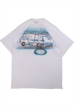 Vintage 90's Global Basic T Shirt Short Sleeve Crewneck