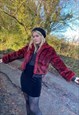 VINTAGE 90S Y2K FAUX FUR FIRETRAP BOMBER WINTER  COAT