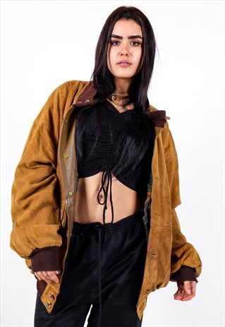 VINTAGE SUEDE JACKET J3434