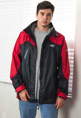 VINTAGE NORTH FACE SHELL JACKET LOGO 90S XXL 18.9