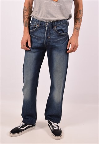 VINTAGE LEVI'S 501 JEANS STRAIGHT BLUE