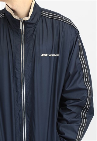 VINTAGE REEBOK SHELL JACKET NAVY