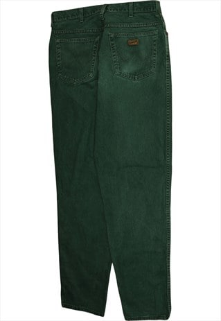 Vintage 90's Wrangler Trousers / Pants Straight Leg Baggy