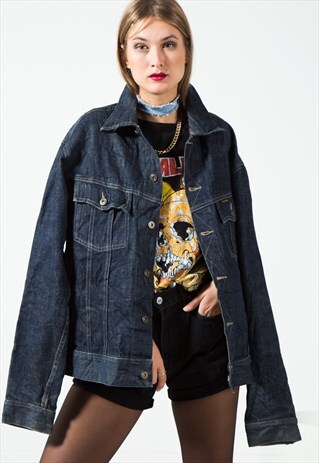 VINTAGE 90S G-STAR DENIM JACKET / S1686