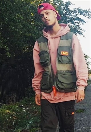FMC HEAVY MESH UTILITY VEST OLIVE