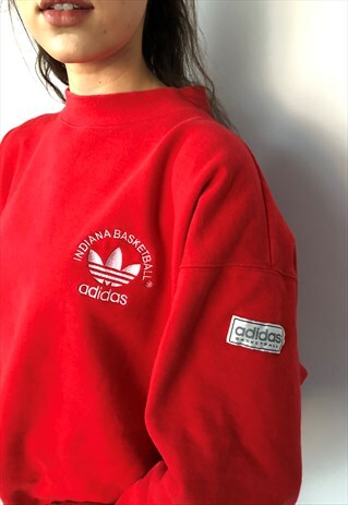 ADIDAS INDIANA BASKETBALL TOP SWEATSHIRT SWEATER JUMPER