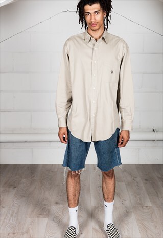 VINTAGE BEIGE LONG SLEEVE SHIRT