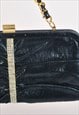 VINTAGE 00S BLACK CLUTCH 