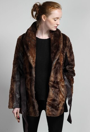 VINTAGE FAUX FUR JACKET