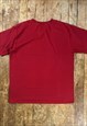RUSSELL ATHLETIC RED PRINT T - SHIRT  