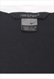 VINTAGE NIKE BLACK & WHITE CONTRAST TRIM LONG SLEEVE TOP - M