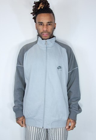 NIKE EMBROIDED ZIP SWEATSHIRT