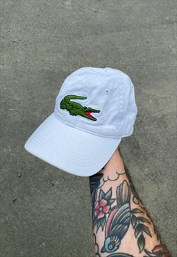 Vintage 90s Lacoste Embroidered Baseball Hat Cap