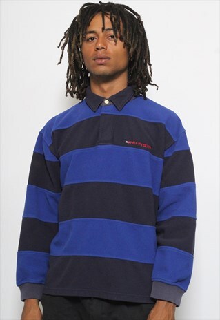 VINTAGE TOMMY HILFIGER RUGBY FLEECE