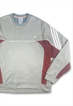 Vintage Adidas 1990s Spellout Mint Green Jumper (M)