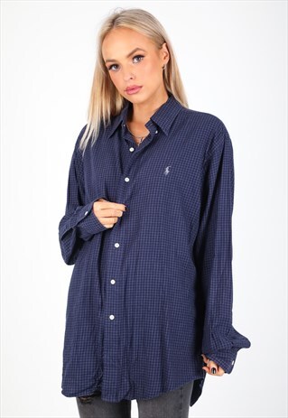 VINTAGE POLO RALPH LAUREN LONG SLEEVE SHIRT S305
