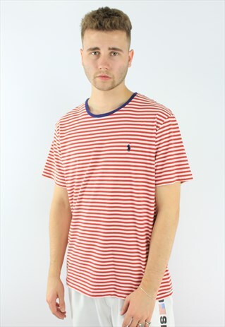 RALPH LAUREN STRIPED SS T-SHIRT
