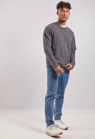 VINTAGE RALPH LAUREN LONG SLEEVE WAFFLE TOP