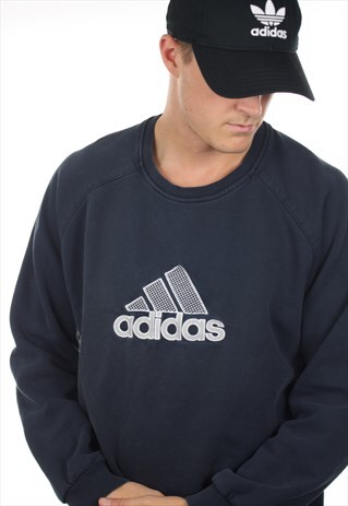 VINTAGE ADIDAS BIG LOGO SWEATSHIRT JUMPER