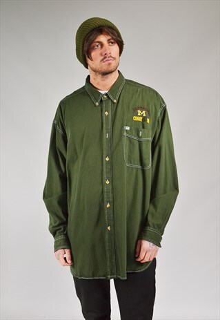 VINTAGE LEE NATIONAL CHAMPIONS GREEN SHIRT