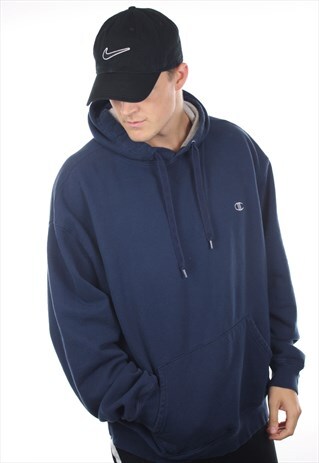 VINTAGE CHAMPION USA SMALL LOGO HOODIE SWEATSHIRT