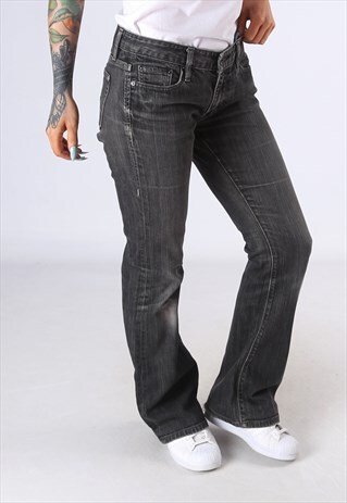LEVIS 534 LOW FLARE DENIM JEANS FLARED LEG UK 12 (BC5H)