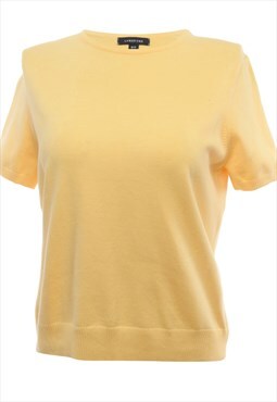 Land's End Pale Yellow Jumper - M