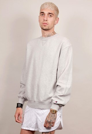 CHAMPION VINTAGE 90'S GREY SWEATSHIRT
