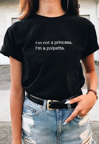 PRINCESS POLPETTA GRAPHIC T-SHIRT AESTHETIC Y2K 90S