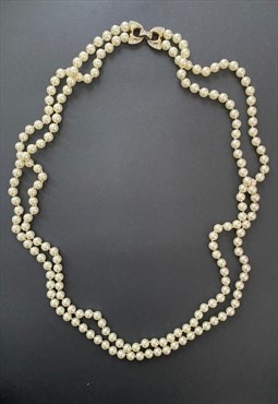 50's/60's Ladies Vintage Necklace Double Strand Pearls